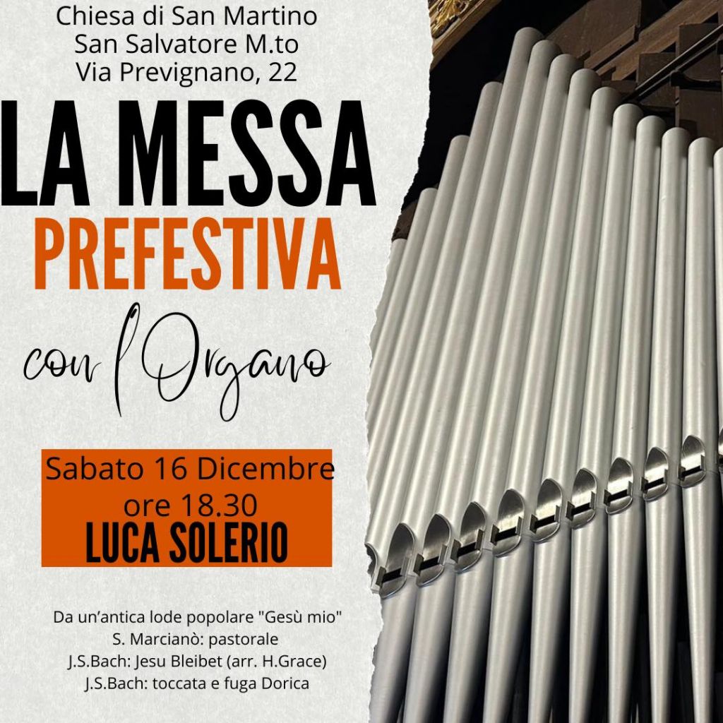 Messa prefestiva con l'organo